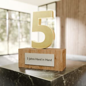 Jubiläum einstellig - Trophy Premium