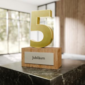 Jubiläum einstellig - Trophy Premium